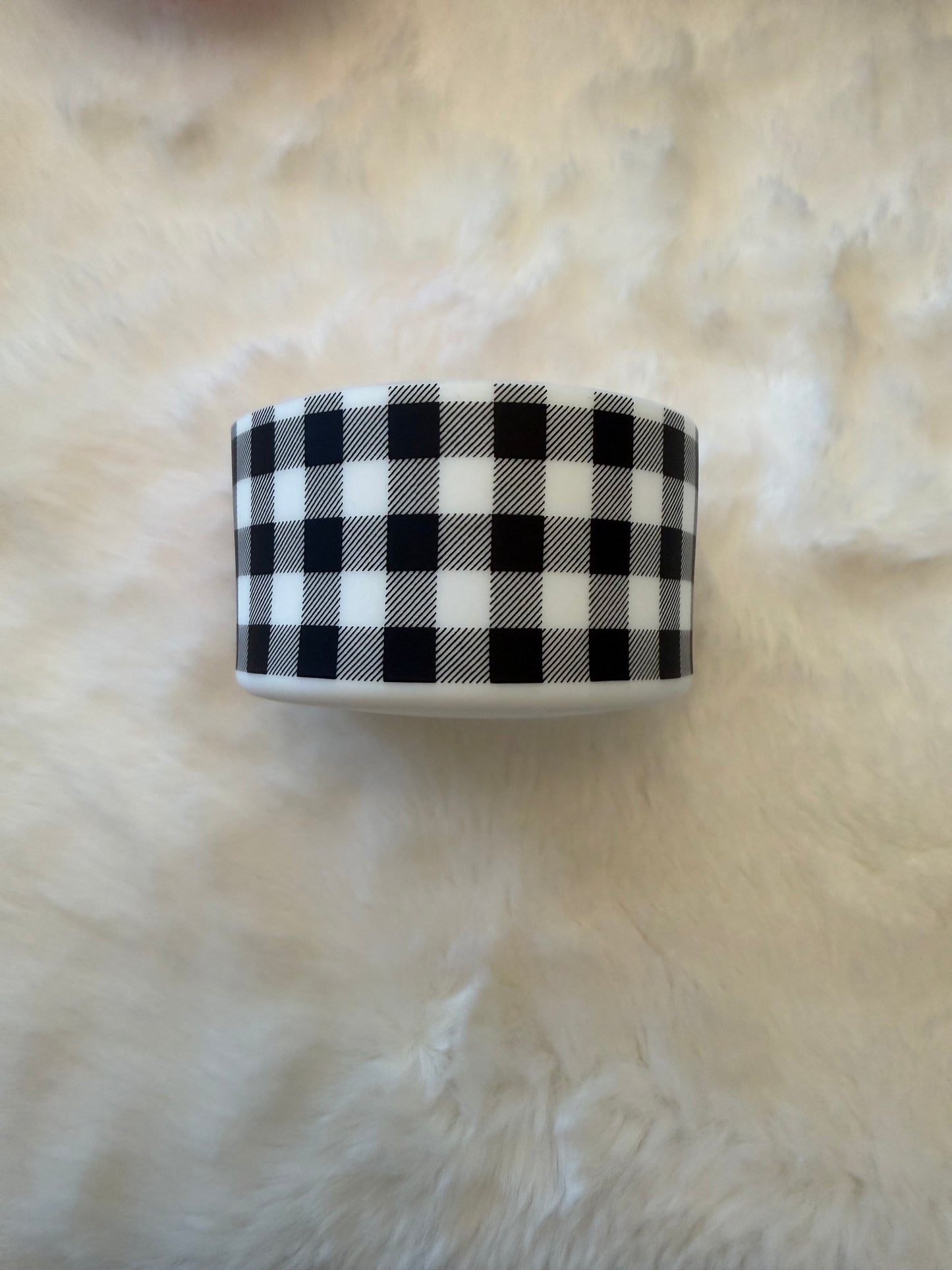 Buffalo Plaid Tumbler Boot